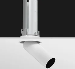 Spot encastrable, orientable, Tektus 45 télescopique, blanc mat, LED, dim, 2700K, 1100 lm, Ø4,5cm, H11,3cm - Doxis
