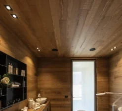 Spot encastrable, Patta-F, noir, IP65, LED, 3000K, 745 lm, Ø8,3cm, H6,2cm - SLV