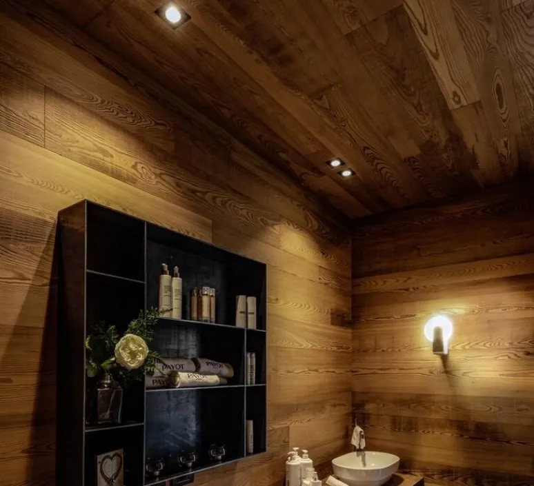 Plafonnier & Spot*SLV Spot encastrable, Patta-I, , IP65, LED, dim, 1800-3000K, 440 lm, Ø8cm, H4cm - noir