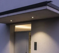 Plafonnier & Spot*SLV Spot encastrable, Patta-I, , IP65, Led, dim, 3000 k, 910lm, Ø8cm, H4,5cm - noir