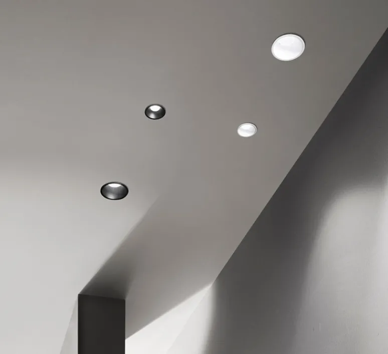 Plafonnier & Spot*Nedgis Spot encastrable, Quark, , LED, 3000-4000K, 1040 lm, Ø6,5cm, H5,5cm - noir