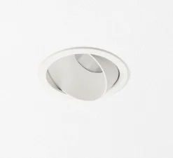 Plafonnier & Spot*ONOK Spot encastrable, Ringo Tilt 1, , LED, dim, 2700K, 570 lm, Ø9,2cm, H13cm - blanc