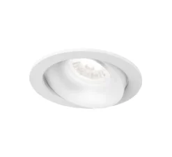 Plafonnier & Spot*Wever&Ducré Spot encastrable, Rony 1.0 LED, , LED, dim, 2700K, 710 lm, Ø11cm, H7,3cm - blanc mat