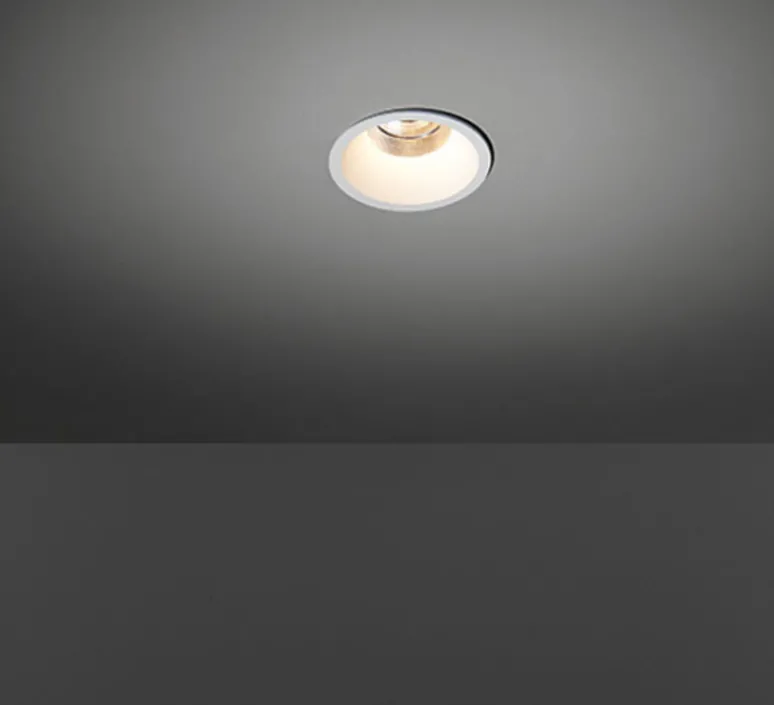 Plafonnier & Spot*Modular spot encastrable, Smart Lotis 82 , , IP55, LED, 2700K, 529lmØ8,2cm, H5,2cm - blanc