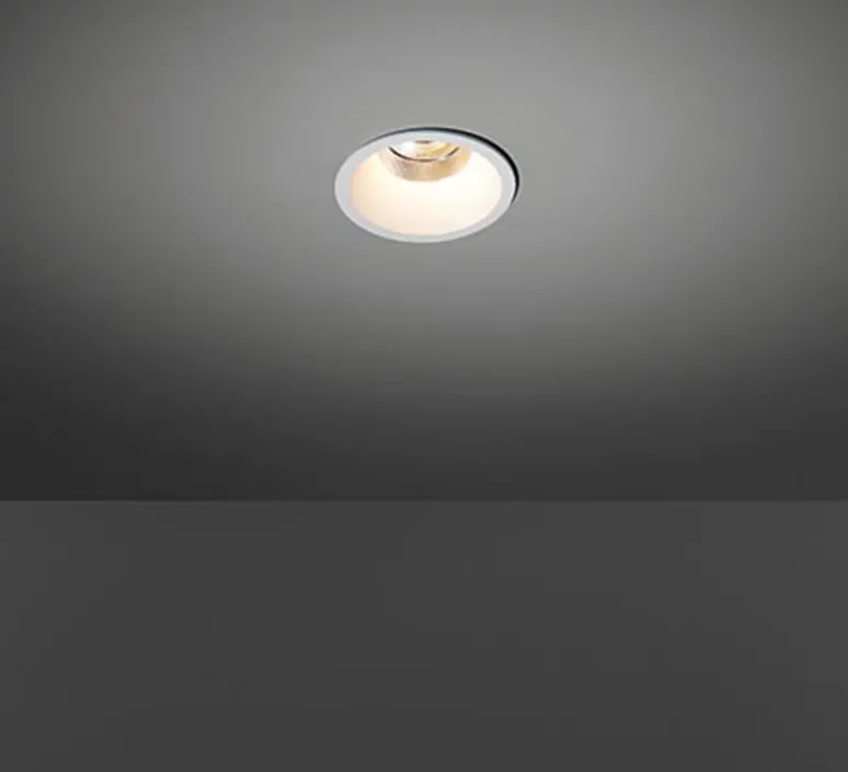 Plafonnier & Spot*Modular Spot encastrable, Smart Lotis Recessed 82 1x, GU10, compatible avec la collection Smart Tube, blanc, Ø8,2cm, H6,1cm - pour plafonnier Smart Surface Tubed, blanc