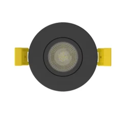 Spot encastrable, Stella SD orientable, Pack de 10, noir, IP65, LED, dim, 2700-3000-4000K, 520 lm, Ø8,2cm, H3,5cm - Solum