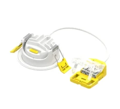 Plafonnier & Spot*Solum Spot encastrable, Stella SD orientable, Pack de 10, , IP65, LED, dim, 2700-3000-4000K, 520 lm, Ø8,2cm, H3,5cm - blanc