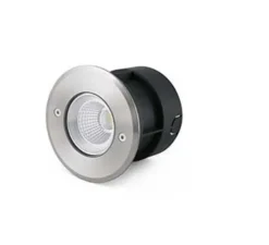 Spot encastrable, Suria 120, inox, IP67, 175lm, 3000K, Ø12cm, H9,5cm - Faro