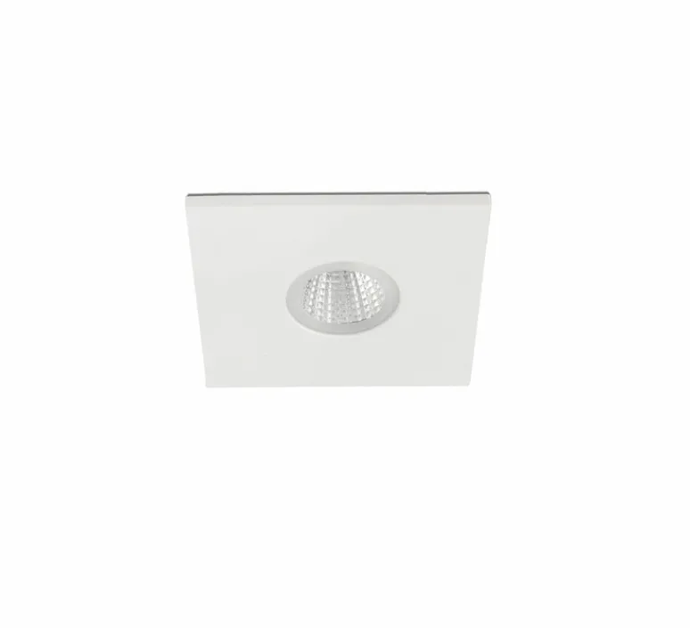 Plafonnier & Spot*Faro Spot encastrable, Tast Square, , IP65, LED, 2700K, 350 lm, Ø5,5cm, H2,8cm - blanc