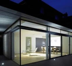 Spot encastrable, Tecno 6, inox, Ø12cm, H12,5cm - Faro