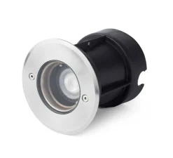Spot encastrable, Tecno 6, inox, Ø12cm, H12,5cm - Faro