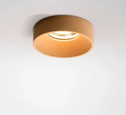 Plafonnier & Spot*Plato Design Spot encastrable, Teo, , Ø9,7cm, H3cm - Jaune ambre