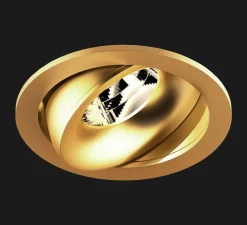 Plafonnier & Spot*Doxis Spot encastrable, Titan Mix Round g 930 40° Gold + Non Dim Driver +Trapezium springs, , LED, 3000K, 1156 lm, Ø9,2cm, H6,8cm - or