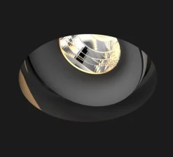 Plafonnier & Spot*Doxis Spot encastrable, Titan Trimless Deep Cone, 40°, mat, dim, LED, 3000K, 1156lm, Ø8,4cm - noir