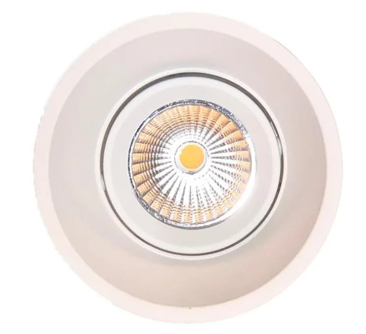 Spot encastrable, Tolva M, blanc, LED, dim, 4000K, 780 lm, Ø9cm, H9,3cm - Nexia