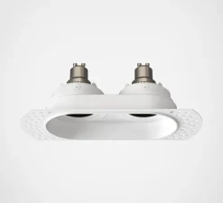 Plafonnier & Spot*Astro Spot encastrable, Trimless Round Twin Adjustable, , L15,5cm, H6,2cm - blanc mat