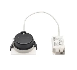 Plafonnier & Spot*SLV Spot encastrable, Verlux, , LED, dim, 3000K, 940 lm, L8,5cm, H8,5cm - blanc