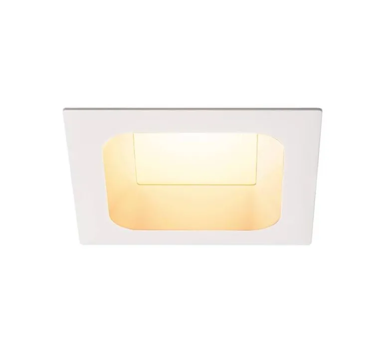 Plafonnier & Spot*SLV Spot encastrable, Verlux, , LED, dim, 3000K, 1800 lm, L13,5cm, H13,5cm - blanc