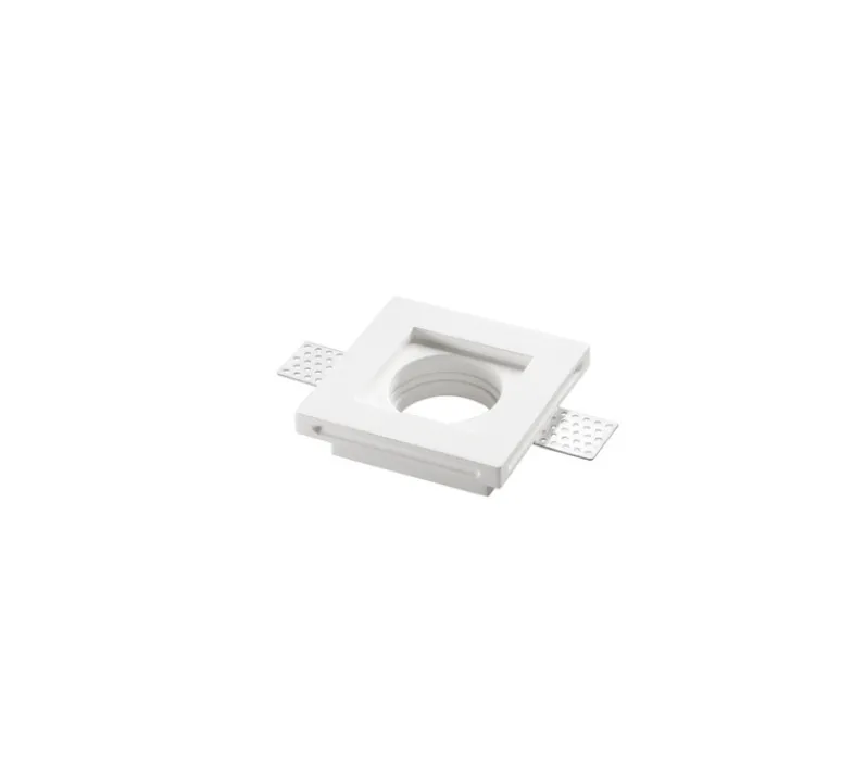 Plafonnier & Spot*Nedgis Spot encastrable,Vertbois, prêt à peindre, Francette Q1, , L10cm, H3cm - blanc