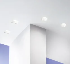 Spot encastrable,Vertbois, prêt à peindre, Francette R1, blanc, Ø10cm, H3cm - Nedgis