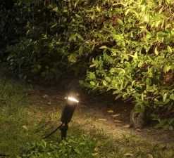 Plafonnier & Spot*Faro Spot extérieur à piquer, Toni, , L8,4cm, H17cm, IP65 - noir