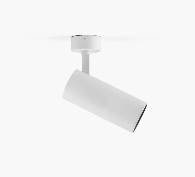 Plafonnier & Spot*Faro Architectural Spot, Fost Surface, , LED, dim, TRIAC, 2700k, 28W, 18°, CRI>97, 2210 lm, Ø7cm, H16,5cm - Faro blanc