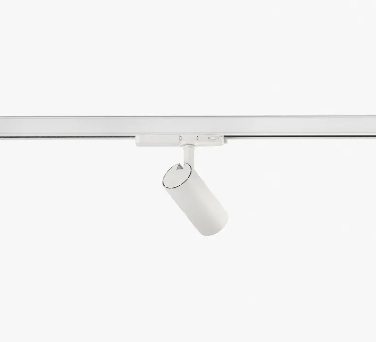 Plafonnier & Spot*Faro Architectural Spot, Fost Track 64, , LED, dim, DALI, 2700k, 28W, 25°, 2987lm, Ø6,4cm, H13,6cm - Faro blanc