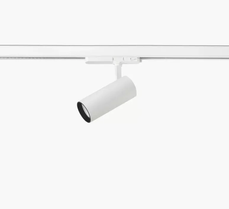 Plafonnier & Spot*Faro Architectural Spot, Fost Track, , LED, On/Off, 2700k, 43W, 36°, 2628 lm, Ø7cm, H16,5cm - Faro blanc
