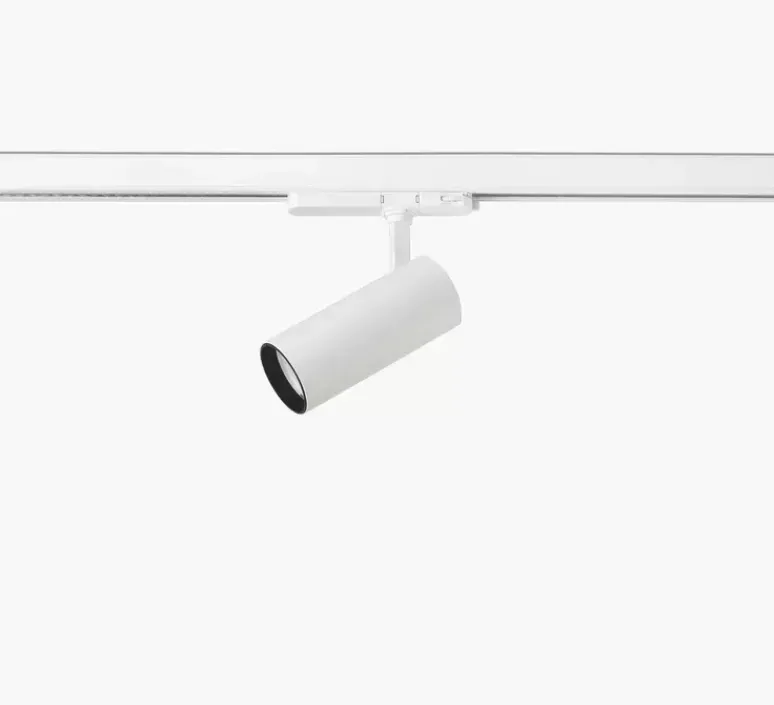 Plafonnier & Spot*Faro Architectural Spot, Fost Track, , LED, dim, Casambi, 3000k, 15W, 35°, cri97, 857 lm, Ø5cm, H10cm - Faro blanc