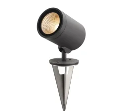Plafonnier & Spot*SLV Spot, Helia L, , IP66, LED, dim, 3000K, 1340 lm, Ø10cm, H15cm - anthracite