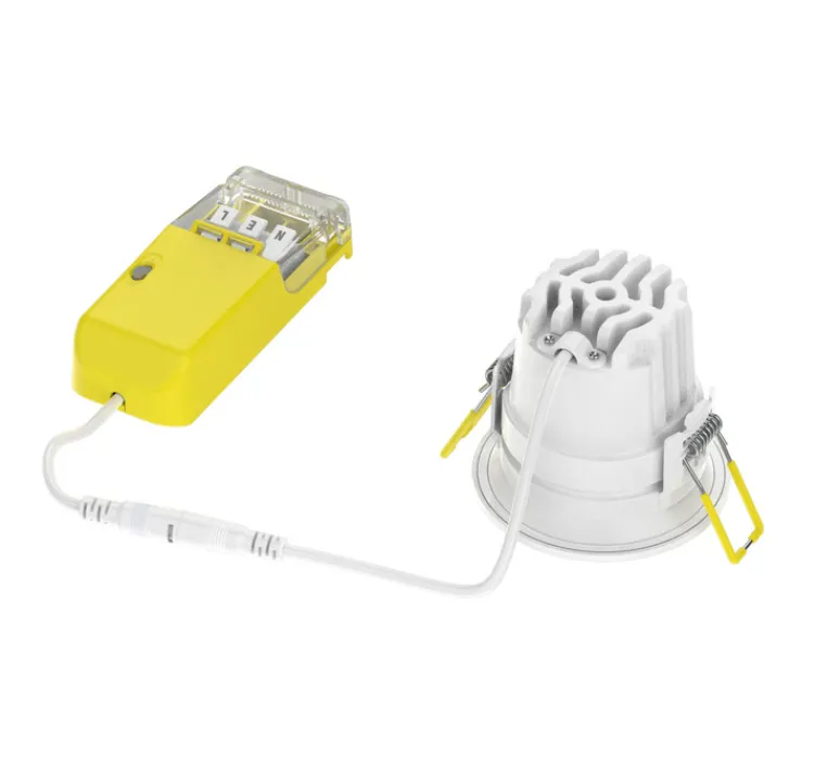 Plafonnier & Spot*Solum Spot, Hydor Tube, , IP65, LED, dim, CCT, 500-700 lm, Ø7,6cm, H6,9cm - blanc