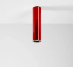 Plafonnier & Spot*Artemide Spot, Ilio Ceiling 36, , Ø9cm, H37cm - rouge