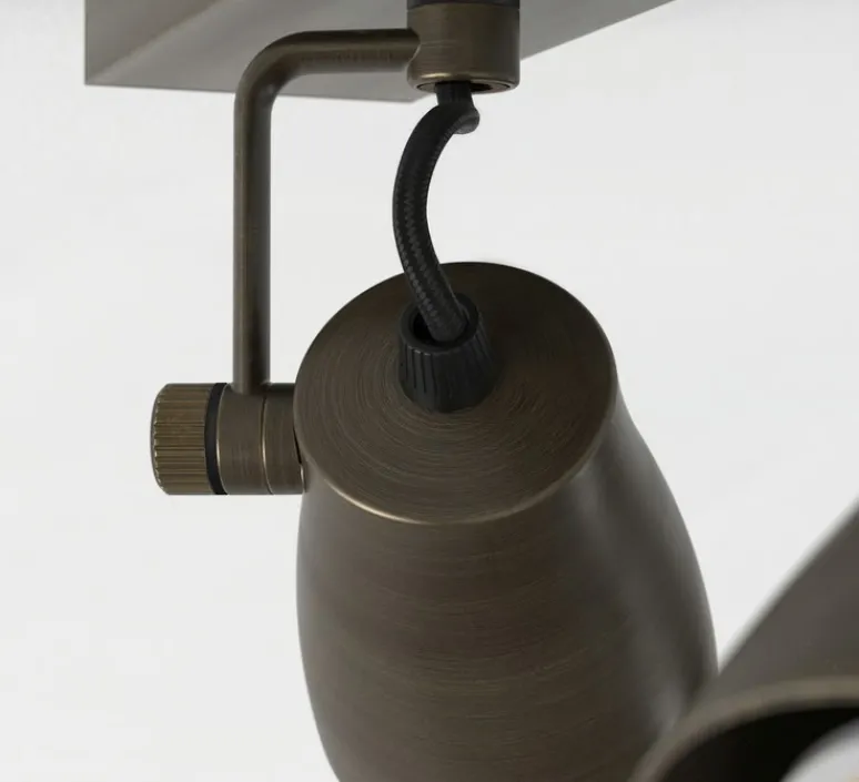 Plafonnier & Spot*Astro Spot, Juno Four Bar, , L90cm, H15cm - bronze