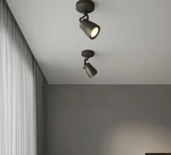 Plafonnier & Spot*Astro Spot, Juno Single, , L9cm, H16cm - bronze