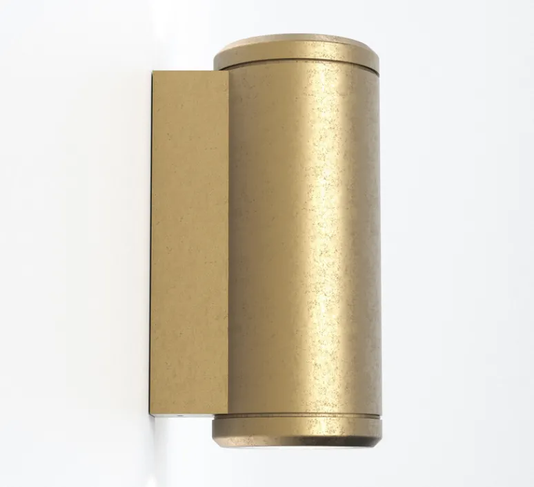 Plafonnier & Spot*Astro Spot, Jura Twin, , IP44, L7,6cm, H17,8cm - laiton