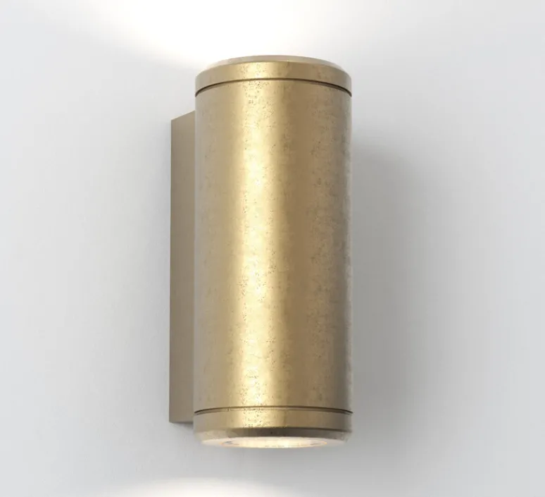 Plafonnier & Spot*Astro Spot, Jura Twin, , IP44, L7,6cm, H17,8cm - laiton