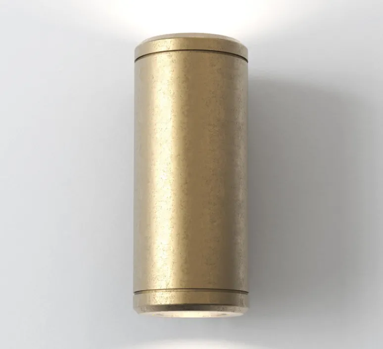 Plafonnier & Spot*Astro Spot, Jura Twin, , IP44, L7,6cm, H17,8cm - laiton