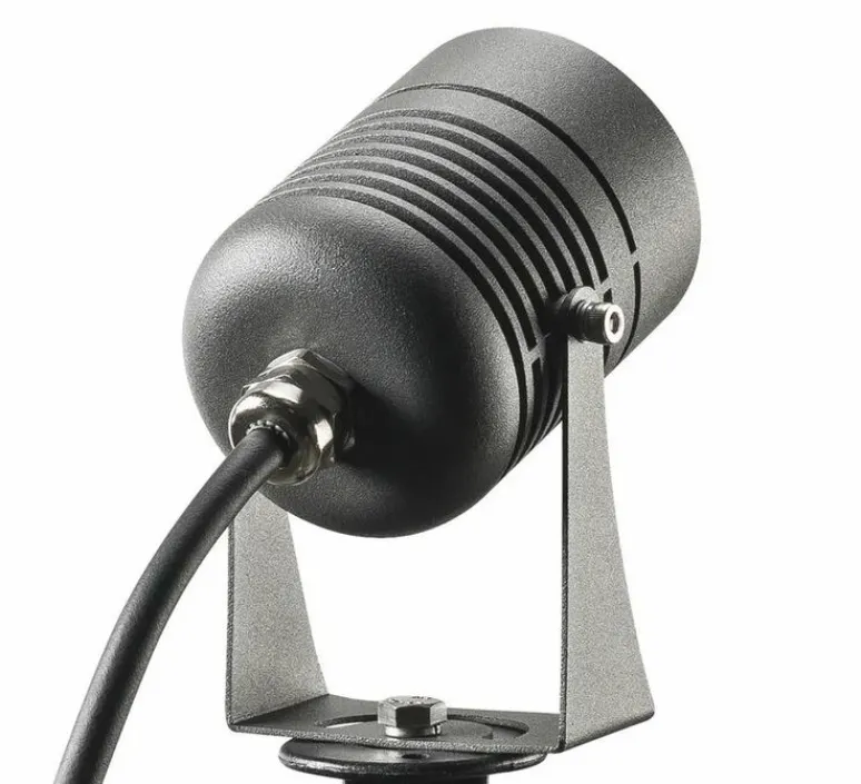 Plafonnier & Spot*SLV Spot, LED SPIKE, , IP55, LED, 3000K, 400lm, Ø6cm, H10cm - noir