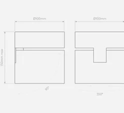 Plafonnier & Spot*Astro Spot, Lynx, , LED, 3000K, 810lm, Ø10cm, H10.5cm - blanc mat