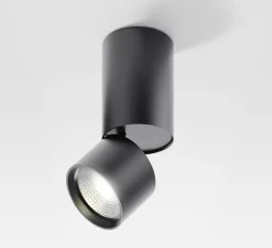 Plafonnier & Spot*Artemide Spot, orientable, Hoy Spot, non-variable, , Ø9cm, H18,8cm, LED, 2700K, 1796lm, 22W, 68° - noir