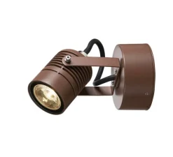 Plafonnier & Spot*SLV Spot ou applique en saillie, Led spot, , IP65, LED, 3000K, 400 lm, L8cm, H11cm - rouille