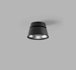 Plafonnier & Spot*Light Point Spot ou applique en saillie, VANTAGE 1, , LED, dim, 2700K, 540 lm, Ø10cm, H7cm - noir