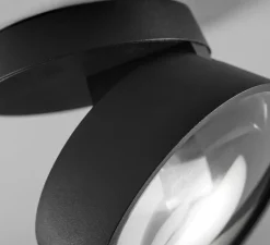 Plafonnier & Spot*Light Point Spot ou applique en saillie, VANTAGE 1, , LED, dim, 2700K, 540 lm, Ø10cm, H7cm - noir