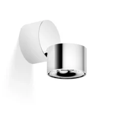 Plafonnier & Spot*Decor Walther Spot ou applique en saillie, Studio S, , LED, 2700K, 550 lm, Ø7,6cm, H9,4cm - chrome