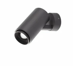 Plafonnier & Spot*Faro Spot, PLOM LED , foncé, IP64, LED, 3000K, 635lm, L15cm, H20cm - gris