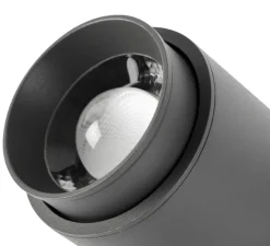 Plafonnier & Spot*Faro Spot, PLOM LED , foncé, IP64, LED, 3000K, 635lm, L15cm, H20cm - gris