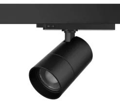 Plafonnier & Spot*Zambelis Spot pour rail, Access, angle réglable 22 à 60°, , LED, 3000K, 2580 à 3200 lm, Ø8cm, H18,6cm - noir mat