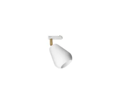 Plafonnier & Spot*Nuura Spot pour rail, Anoli, , Ø10cm, H20cm - or nordique, blanc