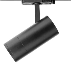 Plafonnier & Spot*Ilti Luce Spot pour rail, Capri, , LED, dim casambi, 3000K, 1780 lm, Ø7,3cm, H17cm - noir