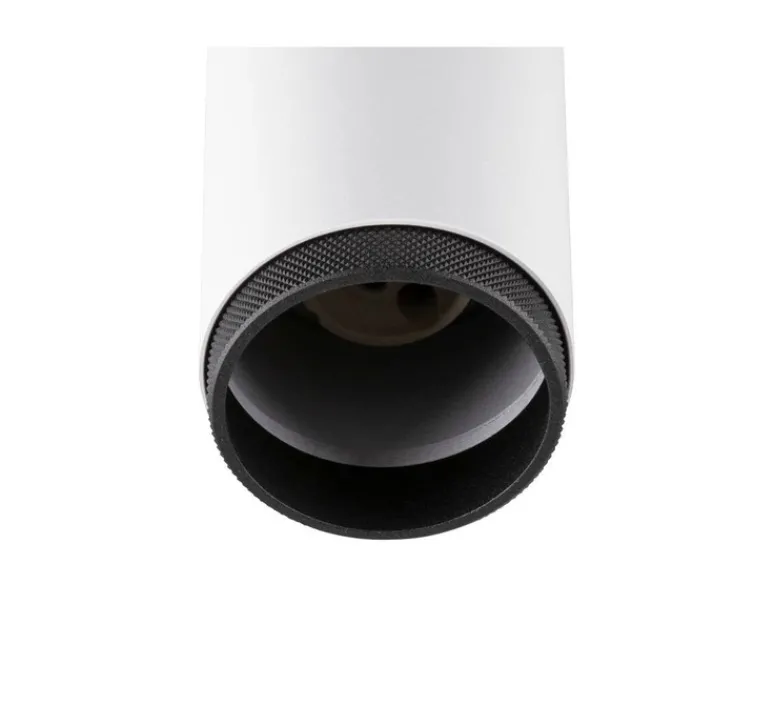 Plafonnier & Spot*SLV Spot pour rail, GRIP! L, blanc & noir, Ø5,7cm, H11,7cm - blanc & noir